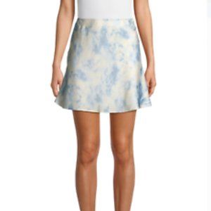 Tie Dye Satin Skirt (XL)